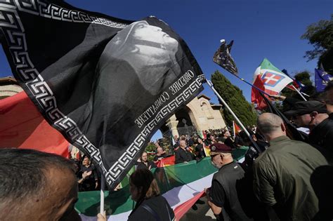 Thousands Of Italian Fascist Sympathizers Stage Rally In Memory Of