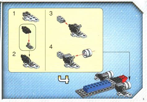 LEGO Instructions for set 7143 Jedi Starfighter, Star Wars - Episode II