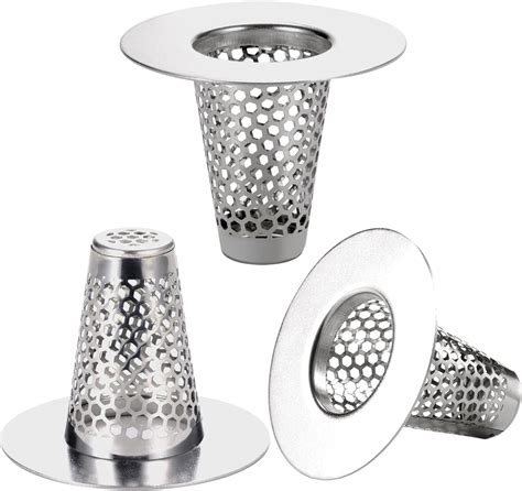 Mity Rain Sink Drain Strainer Pcs Bathroom Drain Hair Catcher Sink