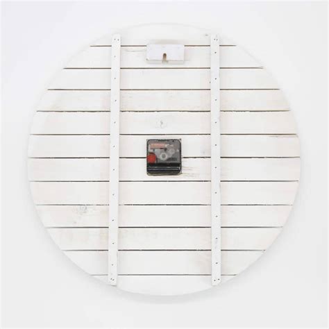 Orologio Da Parete In Legno Bianco Wall Art It