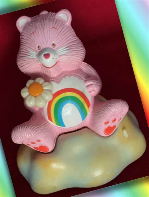 Vintage 1980s Cheer Care Bear Musical Lighted Toy Etsy