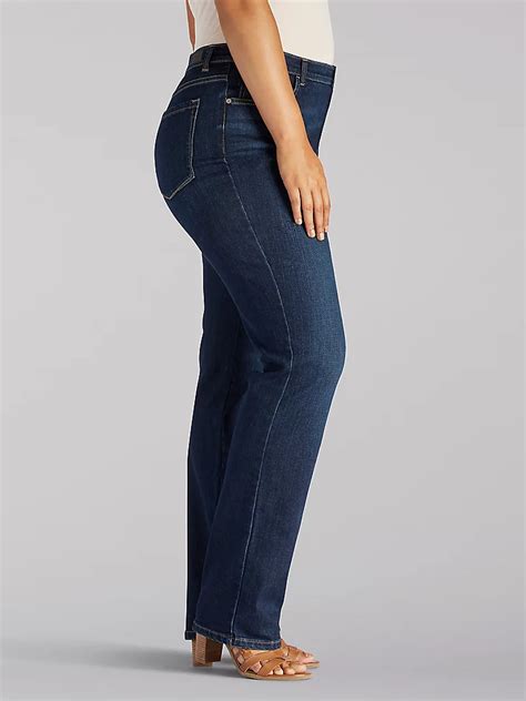 Women S Instantly Slims Relaxed Fit Straight Leg Jean Plus