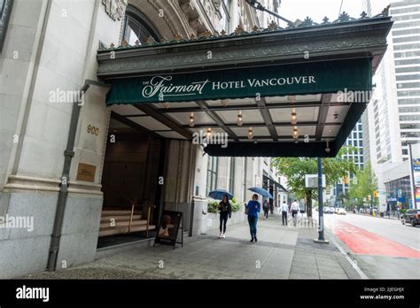 The Fairmont Hotel Vancouver Downtown Stock Photo - Alamy