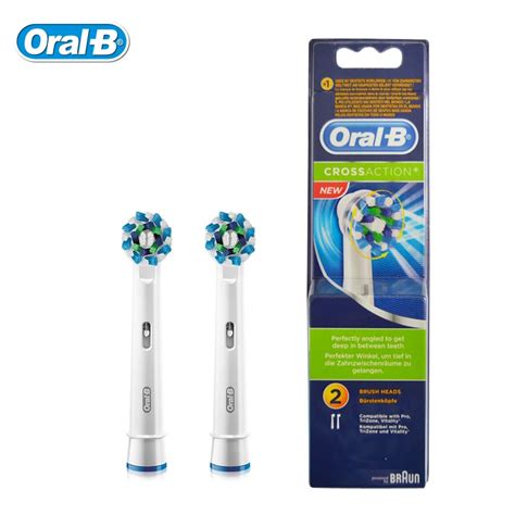 Oral B Electric Toothbrush Heads EB50 2 Replacement Heads German ...