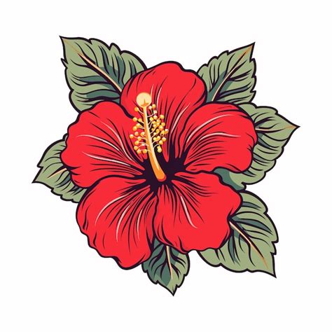 Premium Vector Hibiscus Flower Vector