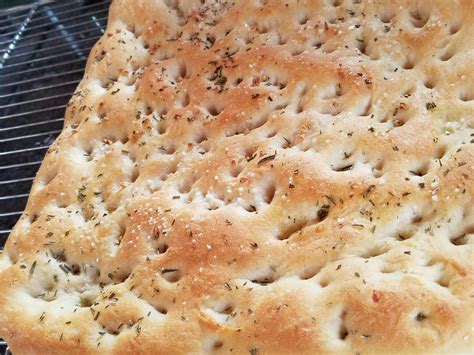 Garlic Rosemary Focaccia With A Flatbread Pizza Recipe