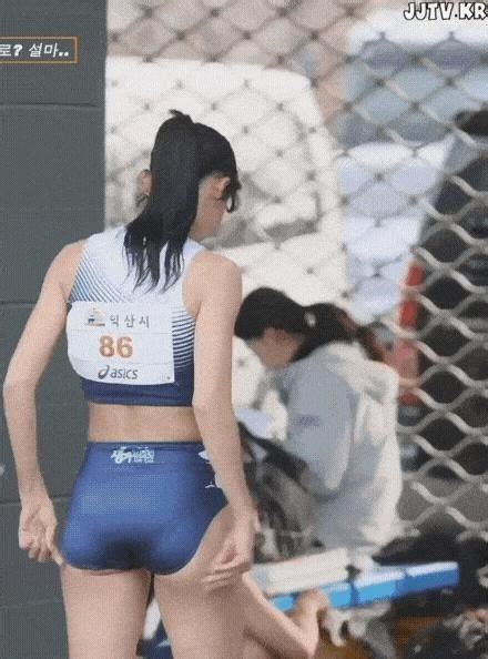 陸上キムミンジ選手本業の時の姿gif チャールズニュースとユーモア