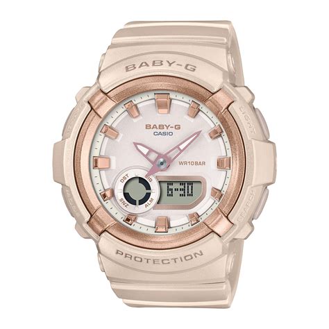 Reloj Baby G Bga Ba Adr Resina Mujer Rosado Btime