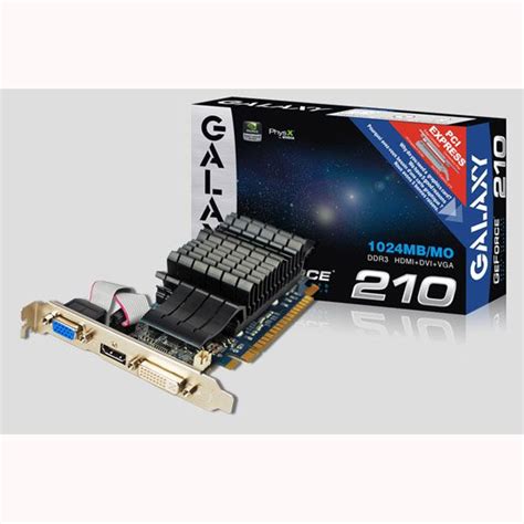 Galaxy GeForce G210 Video Card 1GB 64-bit DDR3 - 21GGS4HX8BXZ | Mwave