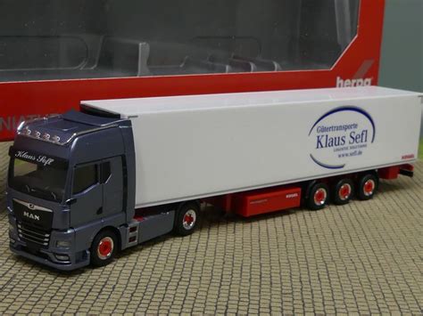 Modellspielwaren Reinhardt Herpa Man Tgx Gx K Hlkoffer Sattelzug