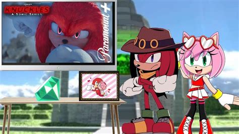 Cool Knuckles And Cool Amy React To The Knuckles Series Trailer Youtube