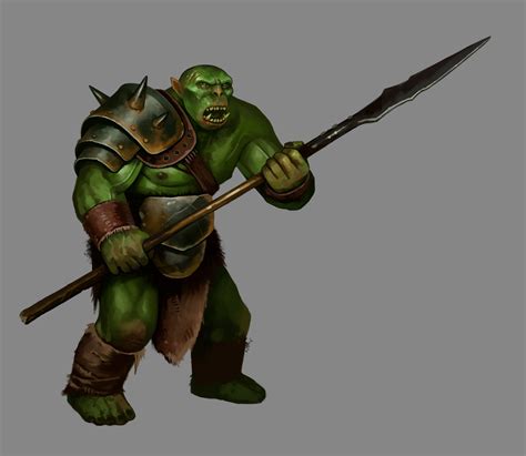 Orc Spear Dude Imaginarycharacters