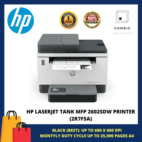 Hp Laserjet Tank Mfp Sdw Printer R F A Lazada