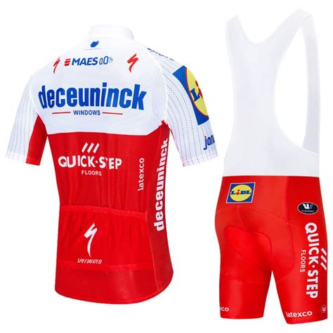 Ensemble Cuissard V Lo Et Maillot Cyclisme Quipe Pro Deceuninck Quick