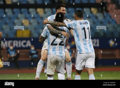 Goiania Brazil 04th July 2021 Lautaro Martinez Of Argentina