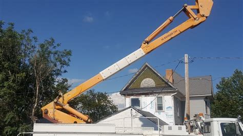 International 4900 Simon Telelect Material Handler Bucket Truck For Sale