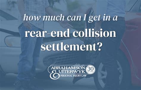 Recent Florida Rear End Collision Settlements Average Settlement For