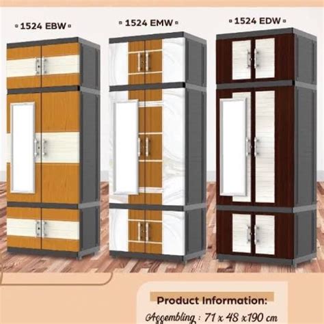 Jual LEMARI PLASTIK NAIBA GANTUNG 1504 TANPA CERMIN 1524 MIRROR