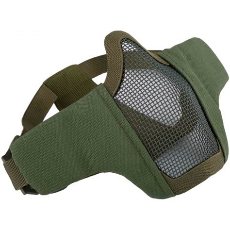 Masque De Protection Airsoft En Nylon Grillag Inc Vert