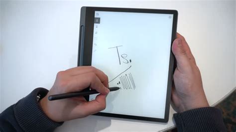 Smart Paper Lenovo Zeigt Elektronisches Notizbuch Mit E Ink Display