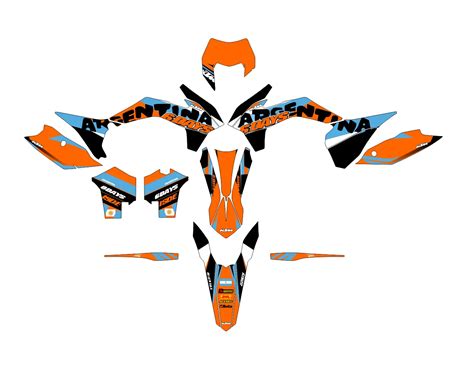 Kit D Co Ktm Exc Exc F Six Days Argentine Boutique