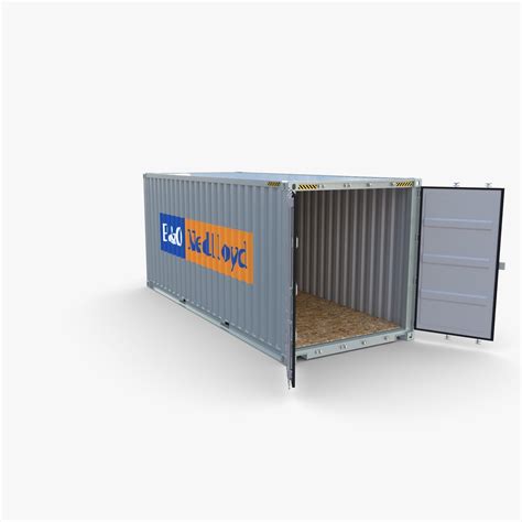 Ft Shipping Container Po Nedlloyd V D Model Cgtrader