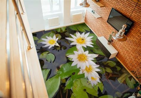 3d White Lotus O2582 Floor Wallpaper Murals Wall Print Decal 5d Eve 2024 Eur 27 64 Picclick Fr