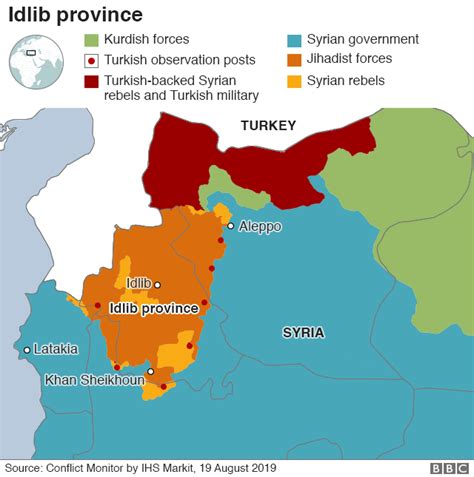 Syria War Russia Announces Ceasefire In Idlib Rebel Stronghold Bbc News