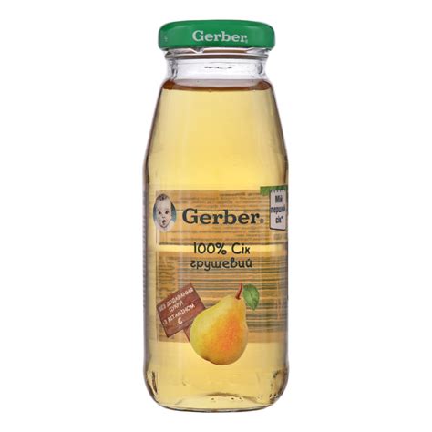 Сок грушевый Gerber с/бут 175мл Gerber(7613033520501): купить в ...