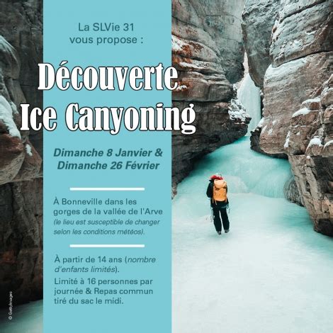 Ice Canyoning CMCAS Pays De Savoie CMCAS PAYS DE SAVOIE