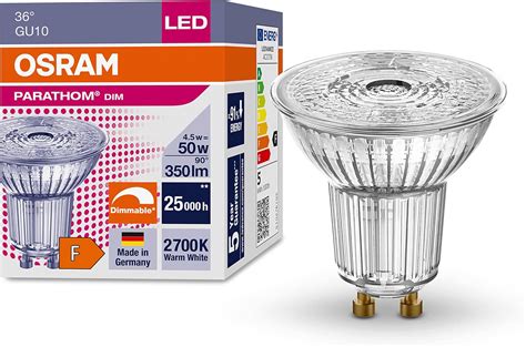 OSRAM Dimmbare LED Reflektorlampen Mit GU10 Sockel Energiesparend