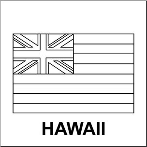 hawaiian flag - Clip Art Library