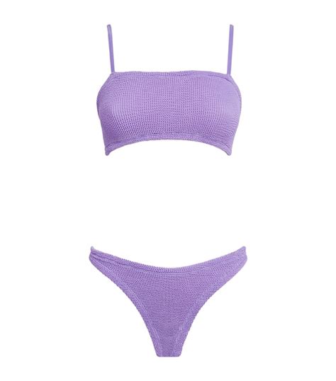 Womens Hunza G Purple Gigi Bikini Harrods UK