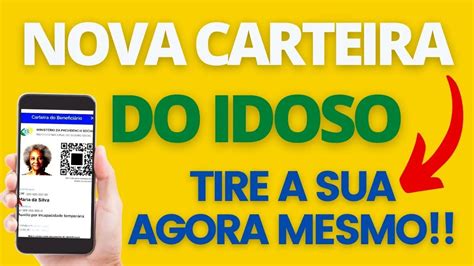 Saiu Vers O Da Carteira Do Idoso Direito Do Idoso Mais Anos