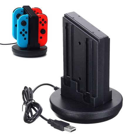 Charging Dock Cradle Station Charger For Nintendo Switch 4 Joy Con