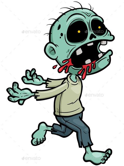 Vector Illustration Of Cartoon Zombie Graphicriver Vector In 2019