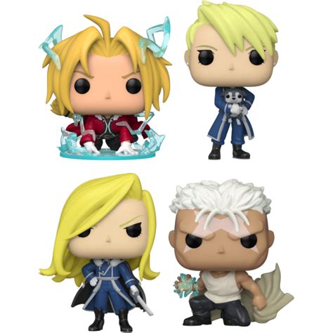 Fullmetal Alchemist Brotherhood The Brotherhood Of Pop Vinyl Bundle