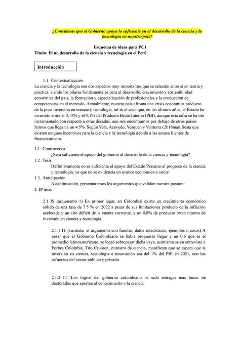 Redaccion Tarea S06 Reda Consideras Que El Gobierno Apoya Lo