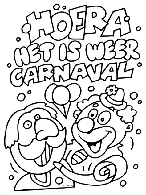 Carnaval Kleurplaat Kleurplaten Steek Prins Volwassenen Knutselen Kroon