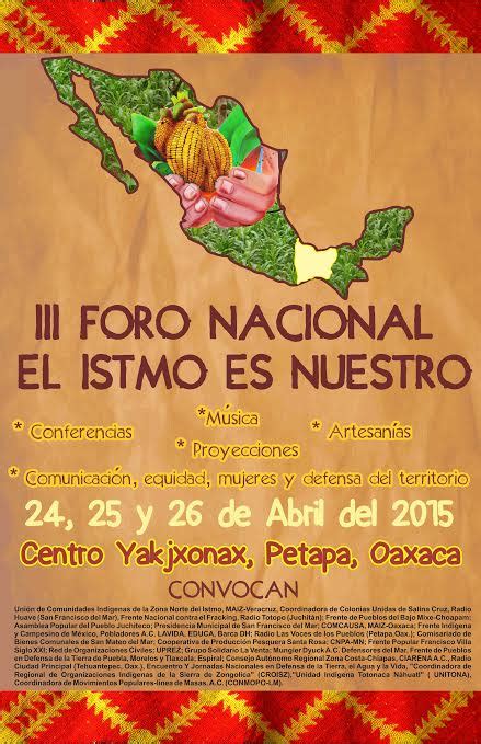 Iii Foro Nacional El Istmo Es Nuestro