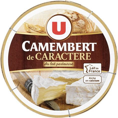 Camembert de Caractère au Lait Pasteurisé 21 MG U 250 g