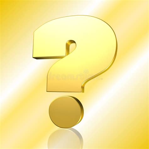 Question Mark As A Symbol As A 3d Illustration 3d Rendering Stock Illustration Illustration