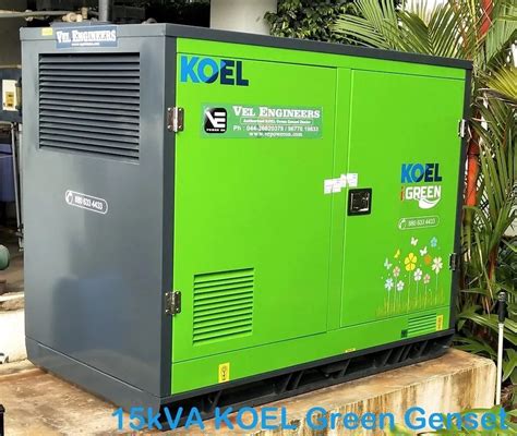 15 Kva Kirloskar Silent Generator I And Iii Ph At Best Price In Kolkata