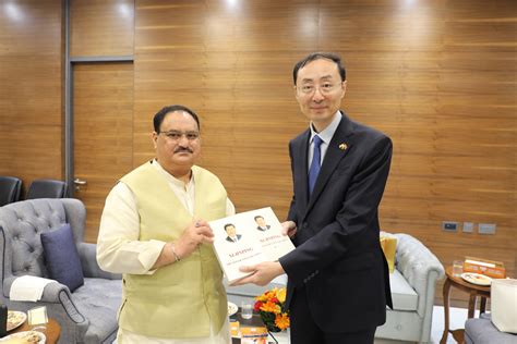 Ambassador H E Mr Sun Weidong Meets With Bjp Working President Shri