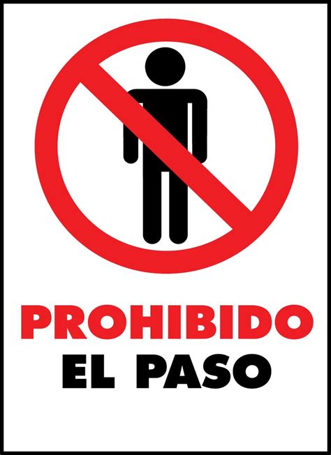 Senal Prohibido El Paso