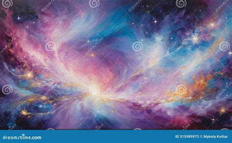 Cosmic Creation Abstract Explosion Stock Image Image Of Astral