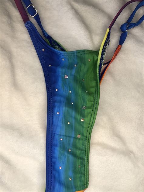 Multi Color One Piece Stripper Outfit Etsy