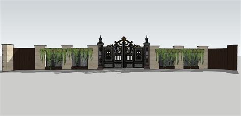 Main Gate 3D model | CGTrader