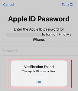 how to fix this apple id is not active