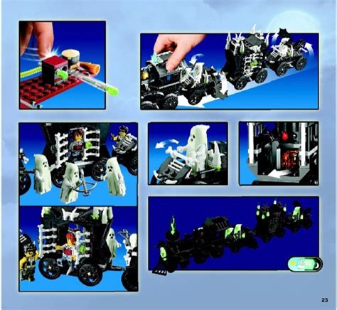 LEGO Instructions for set 9467 The Ghost Train, Monster Fighters - {None}